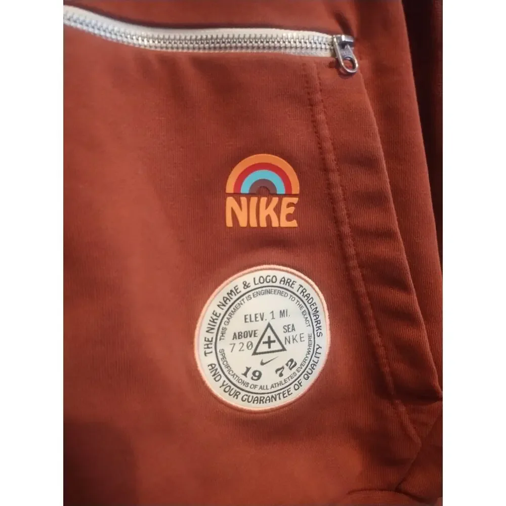 Nike Streetwear Standard Issue Hoodie reddish brown Mens XL Excellent Condition